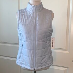 DKNY SPORT BRAND NEW WITH TAGS SIZE SMALL FAUX DOWN WATER RESISTANT VEST